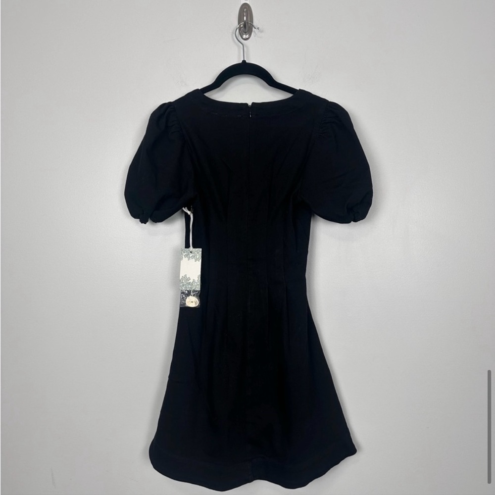 NWTđź–¤HYACINTH HOUSE Black Denim Emelia
Mini Dressđź–¤Sz M - Picture 3 of 8
